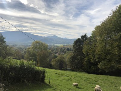 Vue sur le massif Pyrénéen